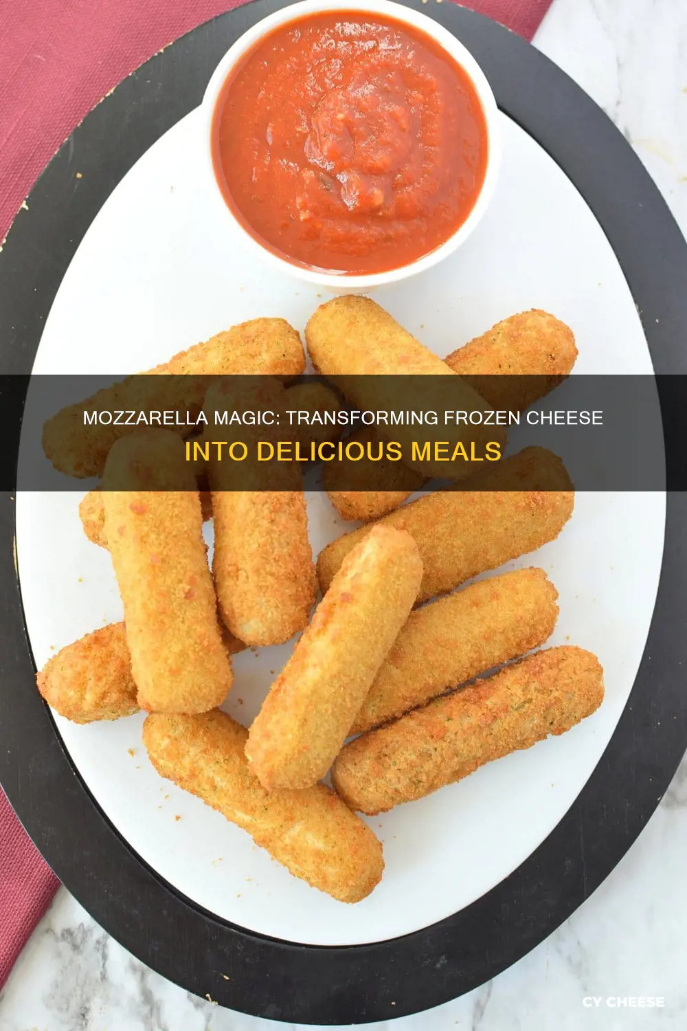 how to use frozen mozzarella cheese