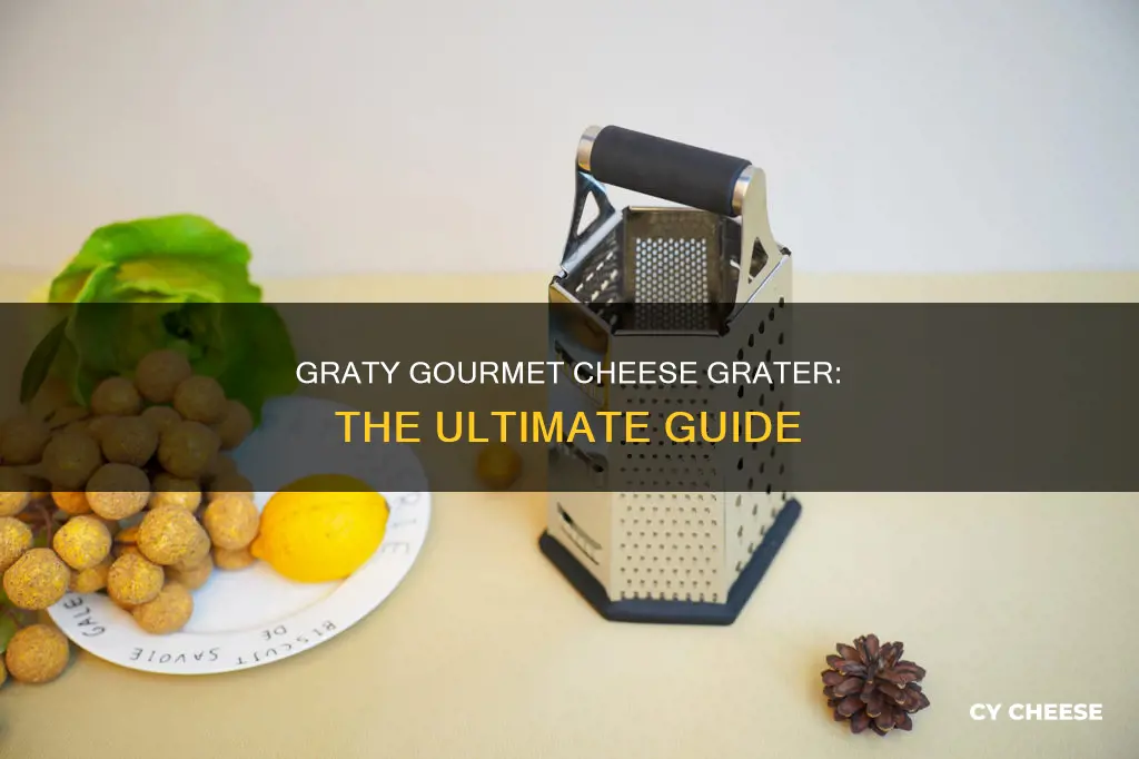 how to use graty gourmet cheese grater