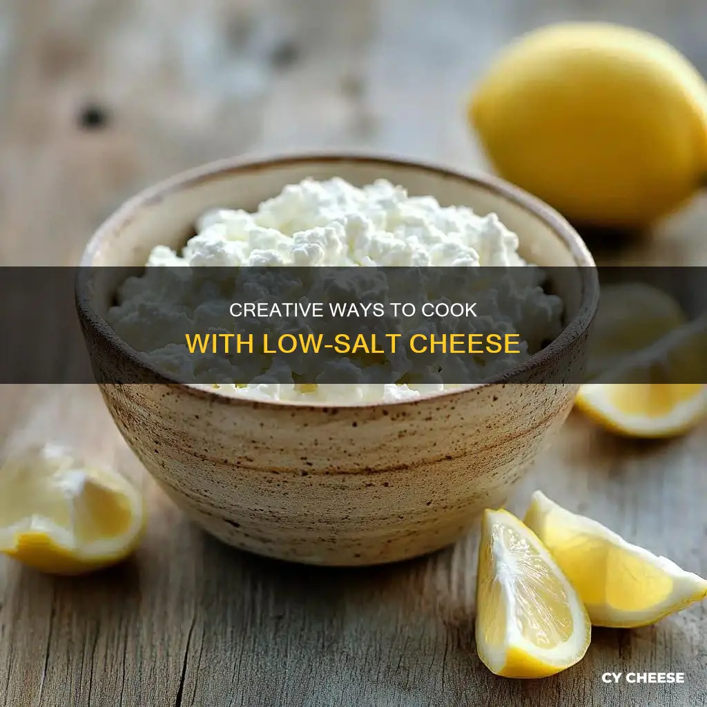 how to use low salt cheese