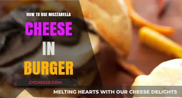 Mozzarella Burger Magic: Melty, Stretchy, Cheesy Goodness