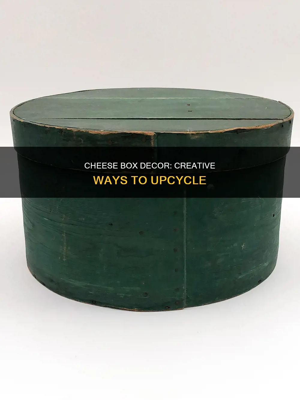 how to use old cheese boxes for decorating