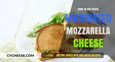 Creative Mozzarella: Pesto Marinade for a Flavorful Kick