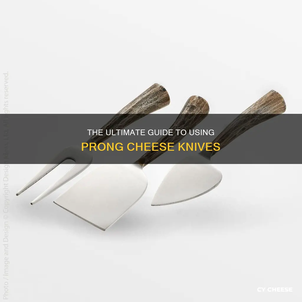 how to use prong cheese knife
