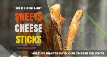 Cheese Sticks with Puff Pastry Sheets: Quick, Easy, Delicious!