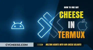 Termux's Say Cheese: A Guide to Getting Started