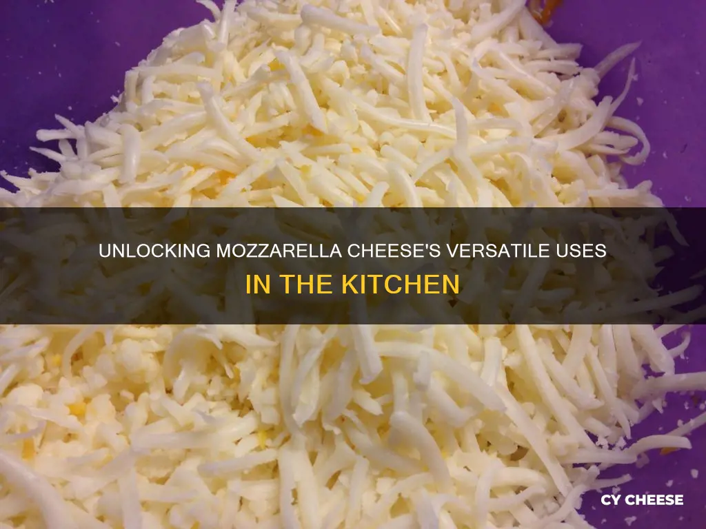 how to use shredded mozzarella cheese