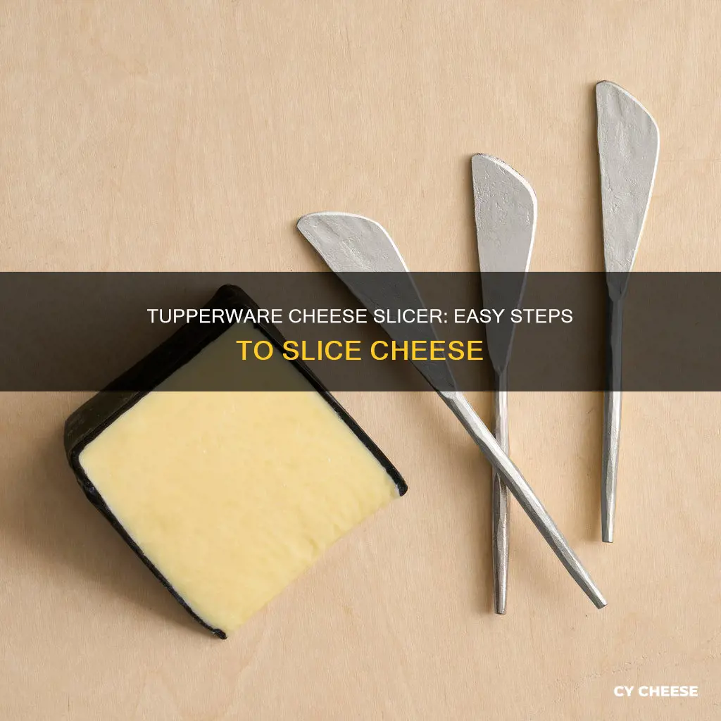 how to use tupperware cheese slicer