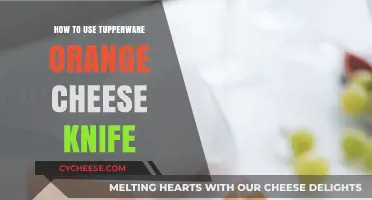 The Perfect Slice: Tupperware's Orange Cheese Knife