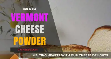 Vermont Cheese Powder: Creative Culinary Uses