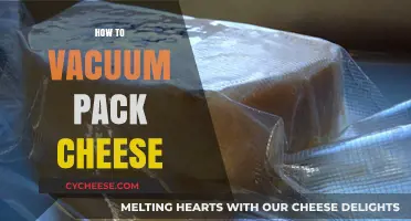 Mastering Vacuum Packing: Preserve Cheese Freshness with These Simple Steps