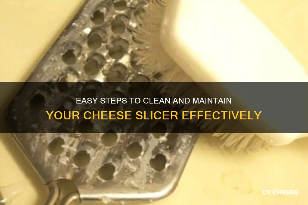 how to wash cheese slicer