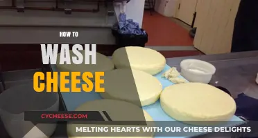 Properly Cleaning Cheese: A Step-by-Step Guide to Washing Techniques