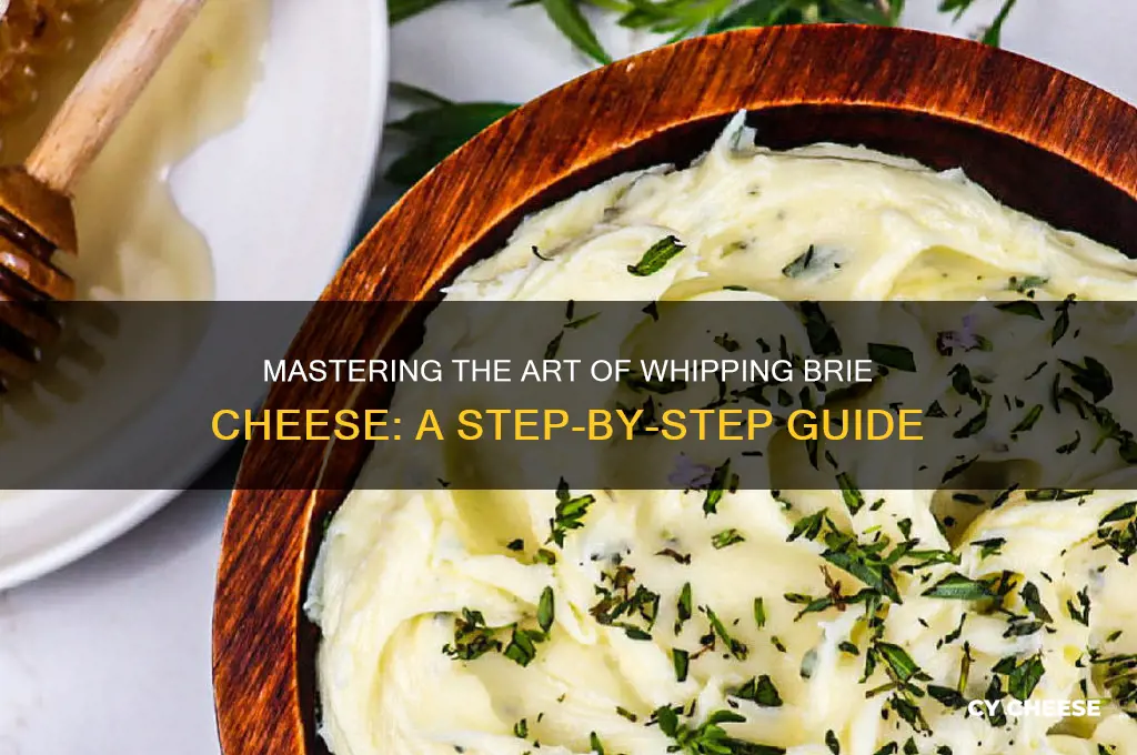 how to whip brie cheese