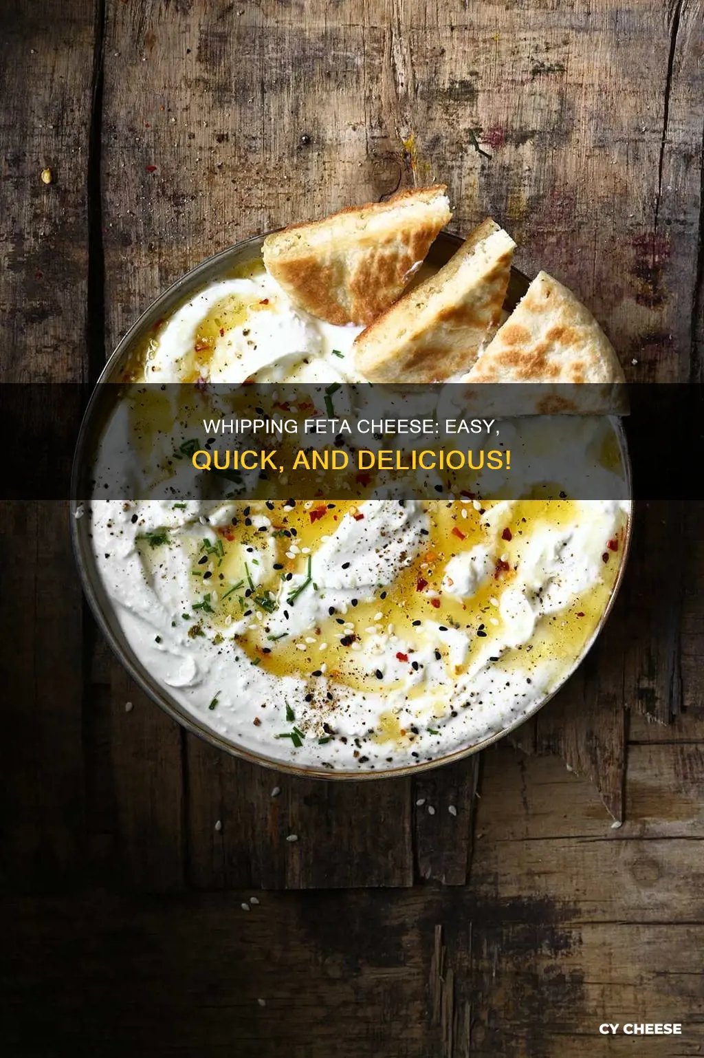 how to whip feta cheese