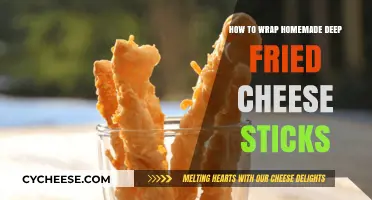 Perfectly Crispy Homemade Deep Fried Cheese Sticks Wrapping Guide