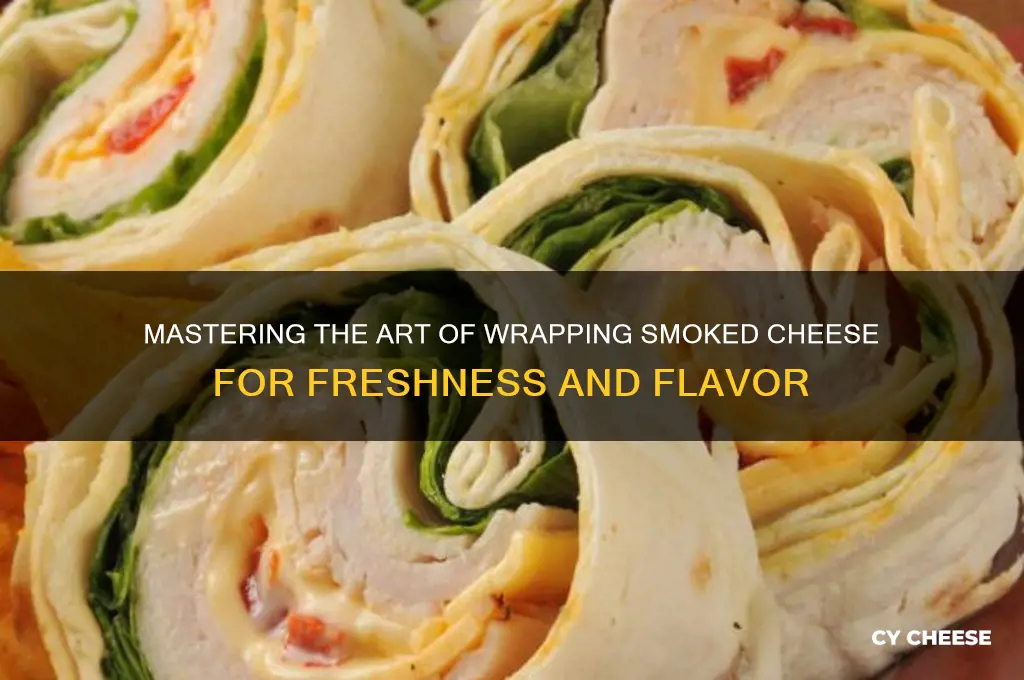 how to wrap smoked cheese