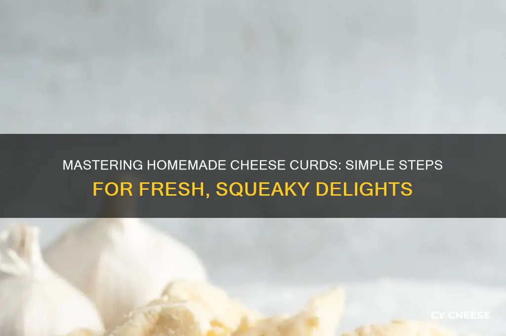 how tomake cheese curds