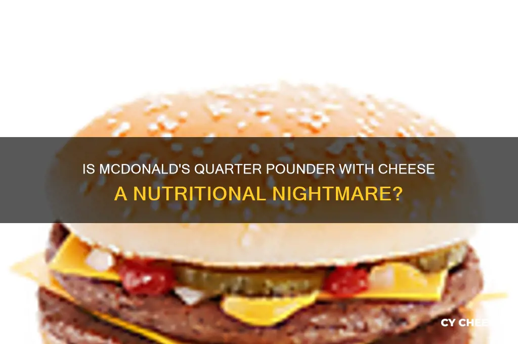 how unhealthy is mcdonald