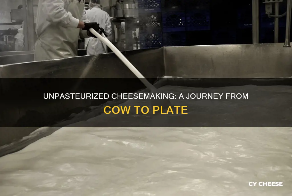 how unpasturized cheese is made