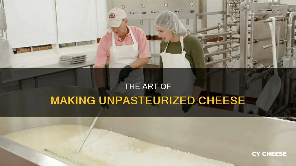 how unpasturized cheese is made