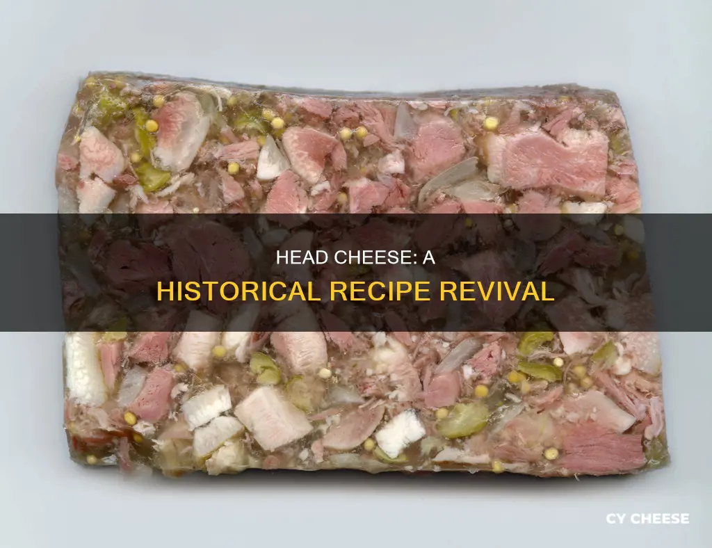 how was head cheese made in old days