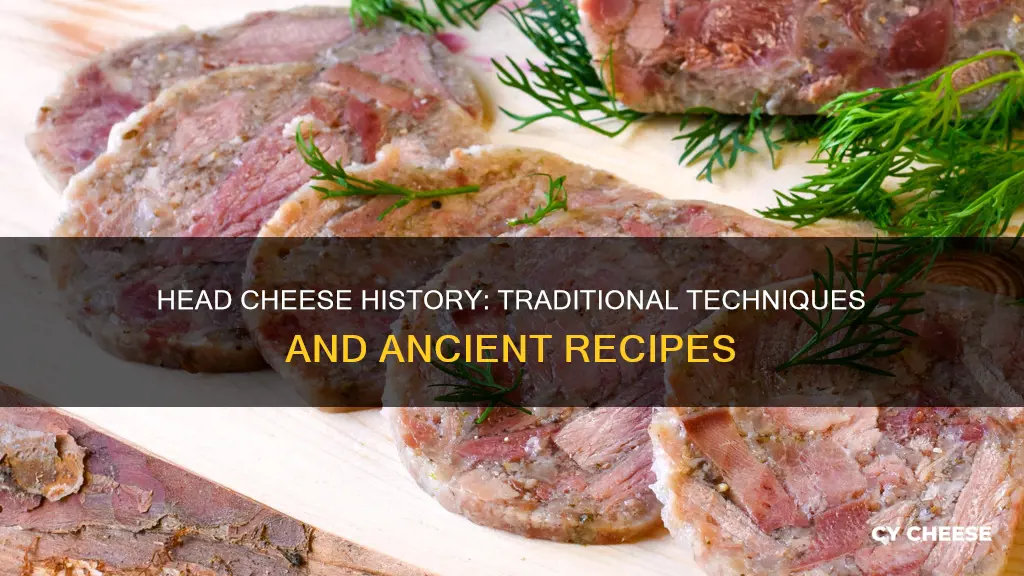 how was head cheese made in old days