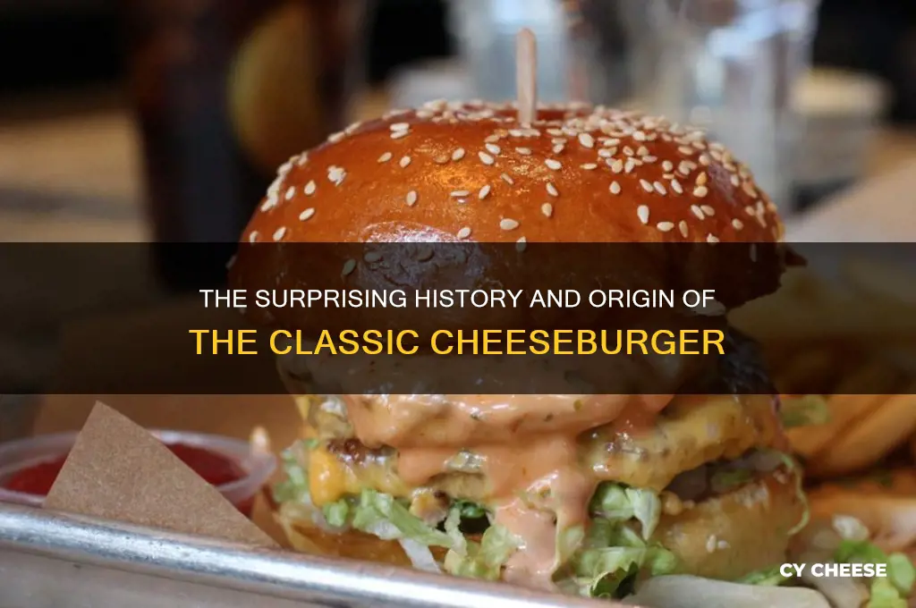 how were cheese burgers invented