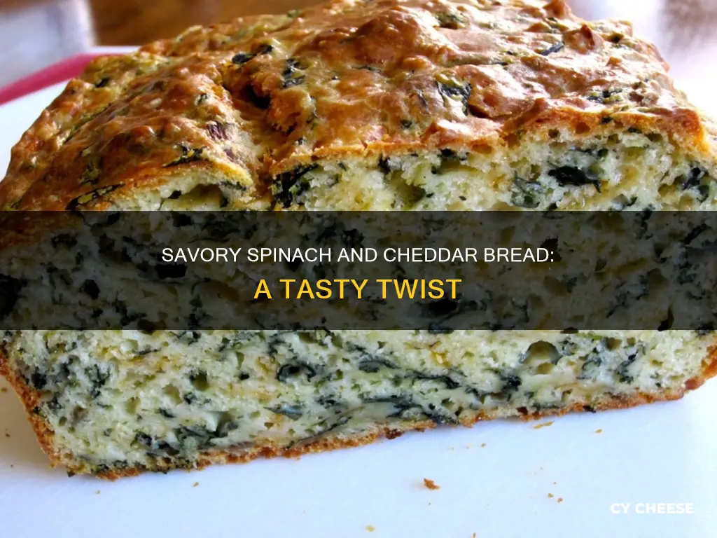 how would baked bread with spinach and cheddar cheese