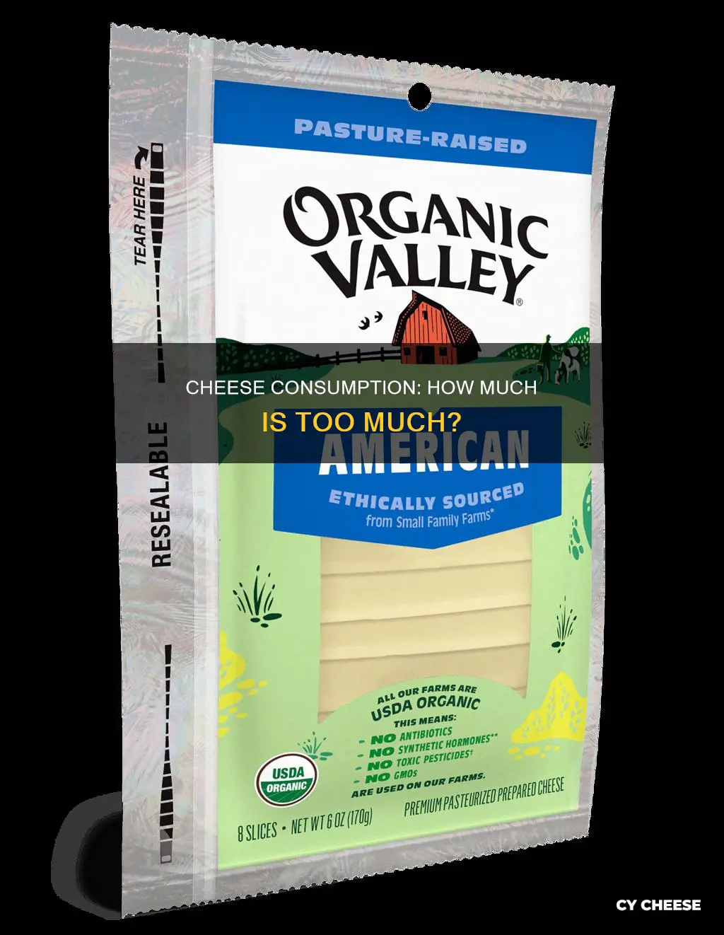 is 2 slices of cheese a day bad