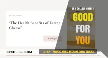 Cheese Consumption: Is College Diet Healthy?