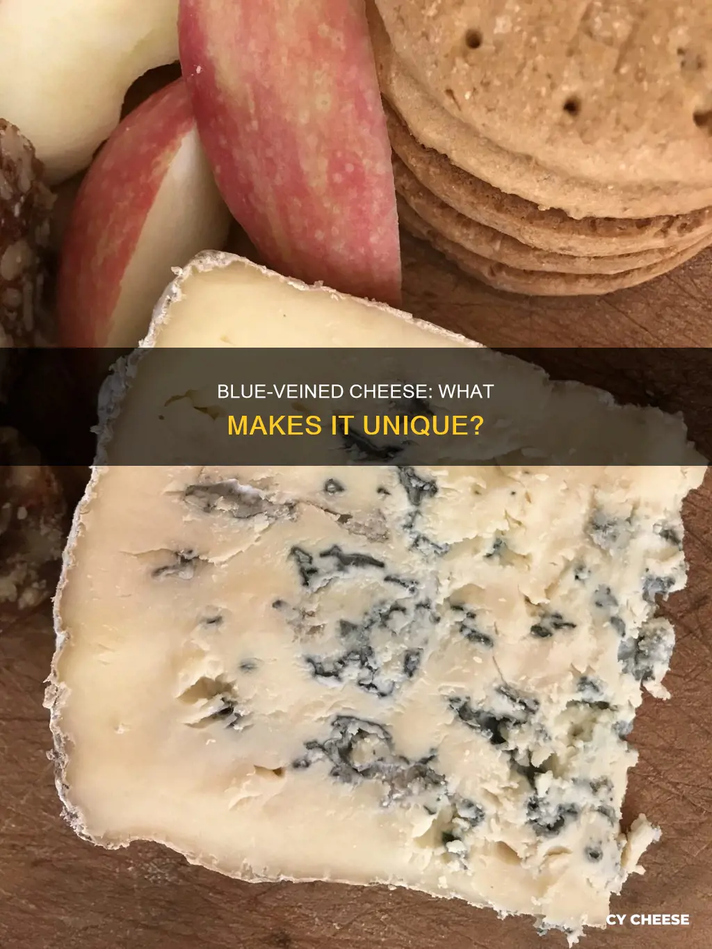 is a blue-veined cheese