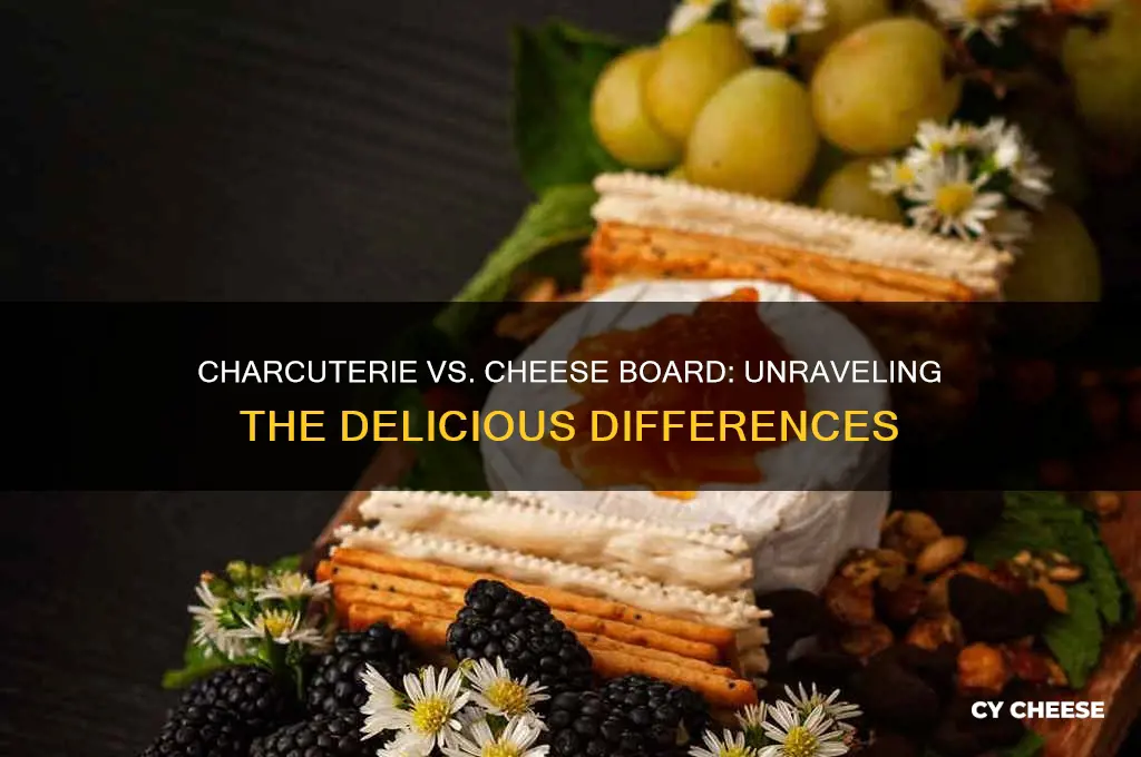 is a charcuterie board the same as a cheese board