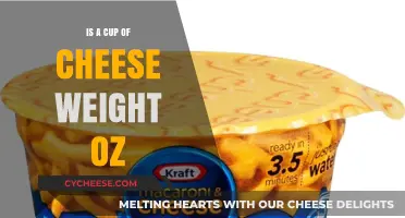 Cheese Cup Weighs How Many Ounces?