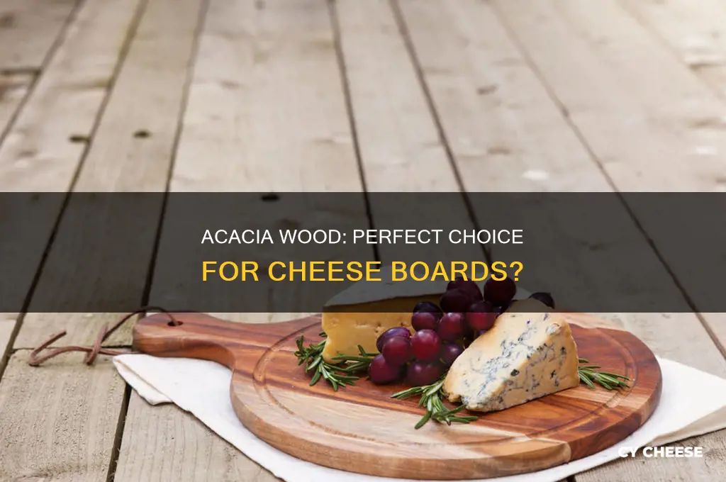 is acacia wood good for cheese board