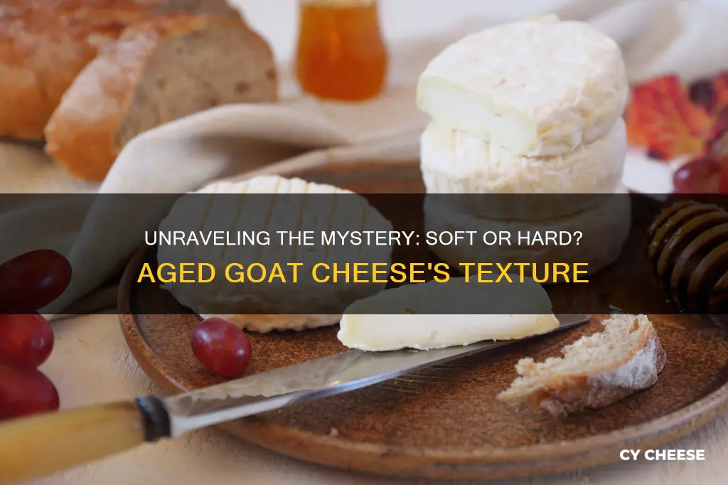 is aged goat cheese hard or soft