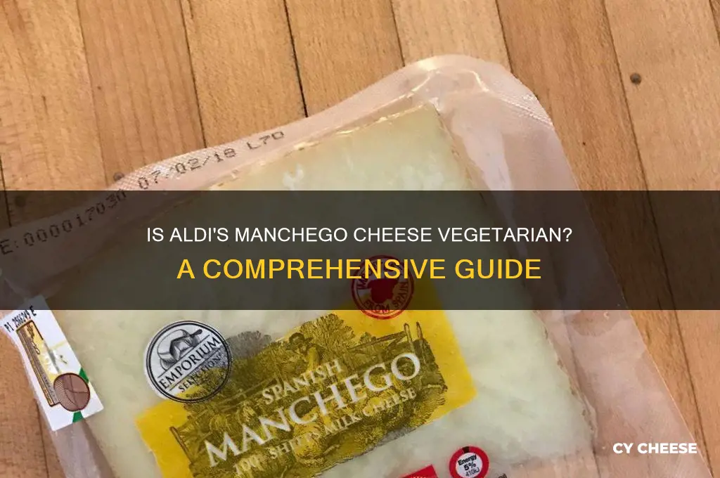 is aldi manchego cheese vegetarian