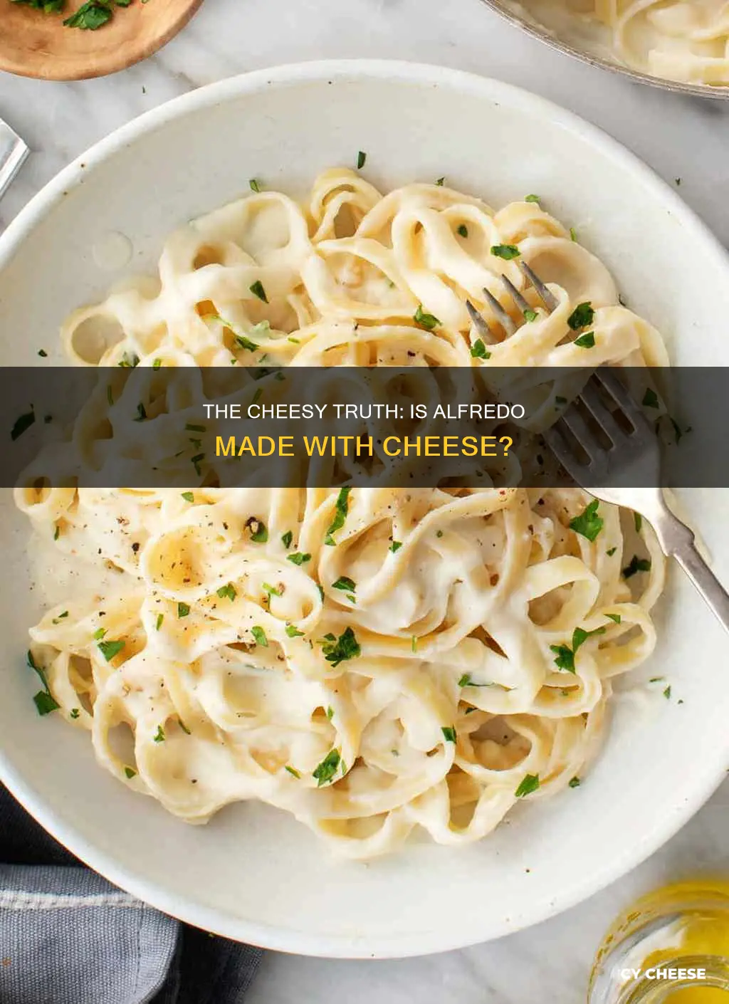 is alfredo made with cheese