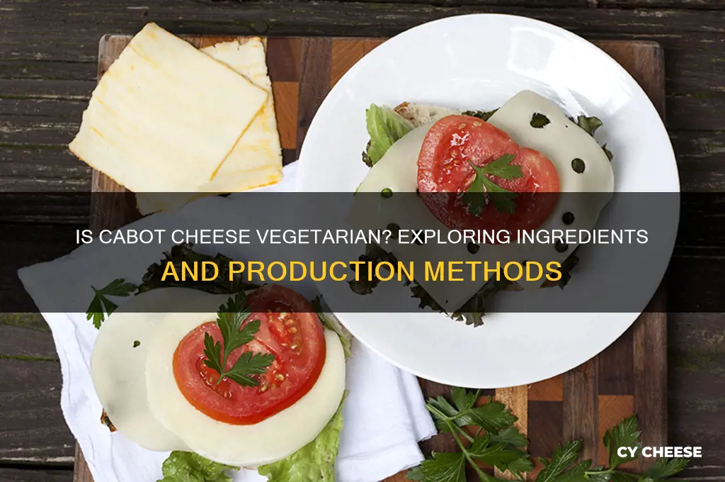 is all cabot cheese vegetarian