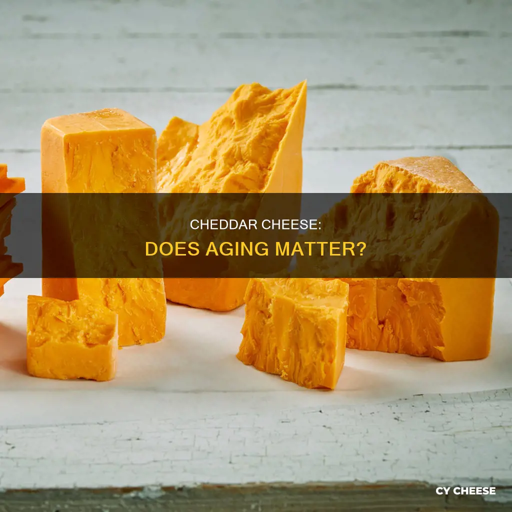is all cheddar cheese aged
