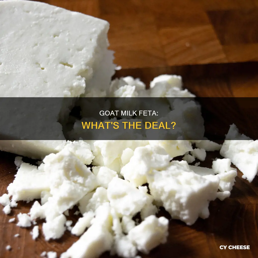 is all feta cheese made from goat milk