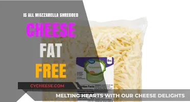 Mozzarella Cheese: Is Shredded Fat-Free?