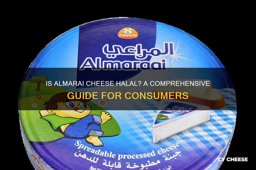 is almarai cheese halal