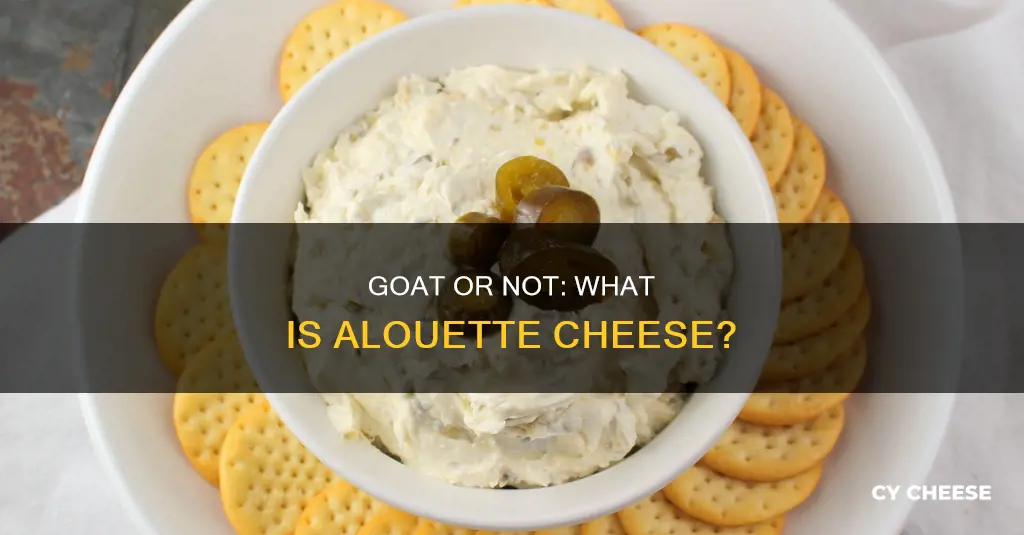 is alouette cheese goat cheese