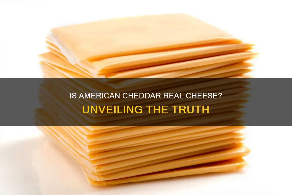 is american cheddar real cheese