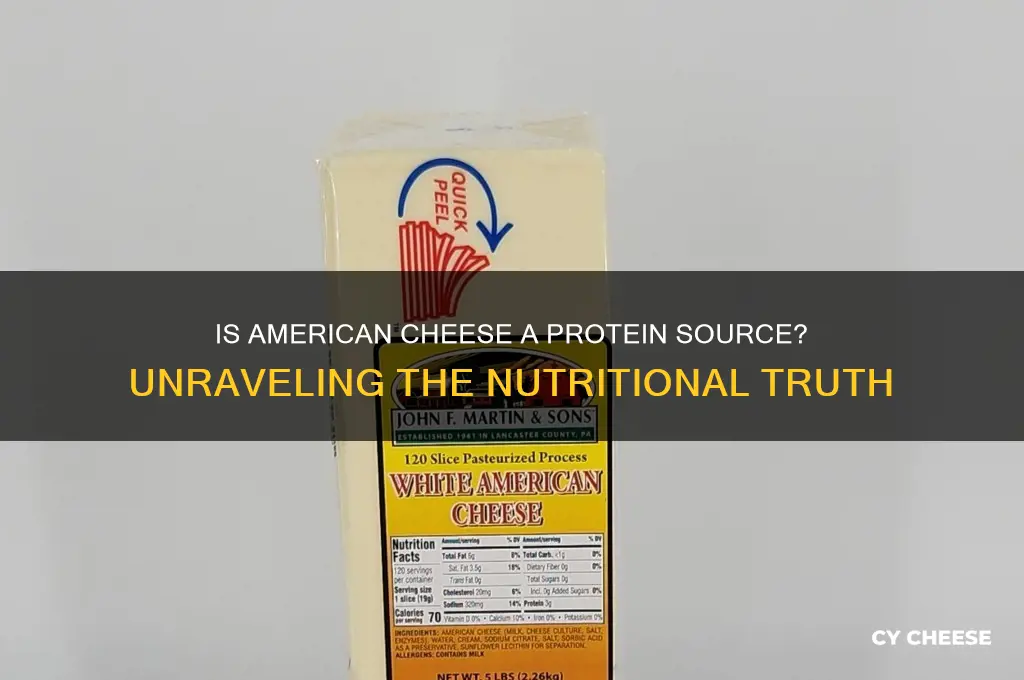 is american cheese a potien