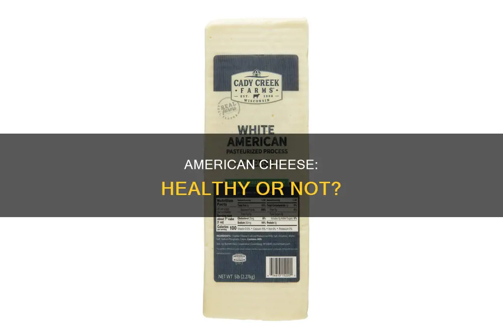 is american cheese healthy
