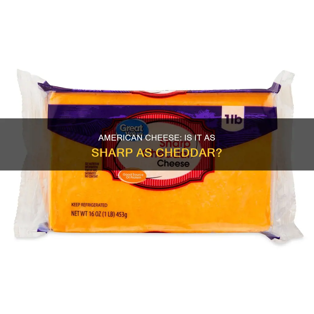 is american cheese sharp cheddar