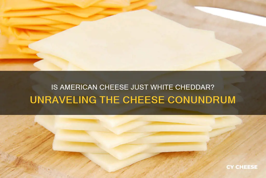 is american cheese white cheddar