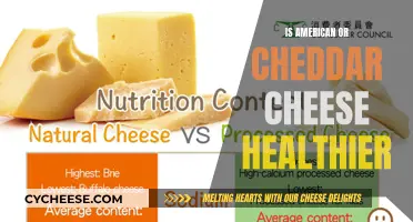 American vs. Cheddar: Unveiling the Healthier Cheese Choice