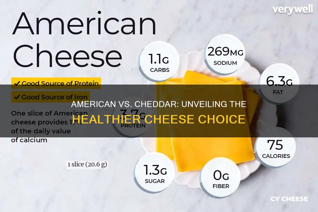 is american or cheddar cheese healthier